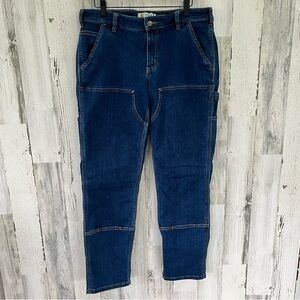 Carhartt Women’s Double Front Work Jeans Size 14. 34X31 Straight Leg